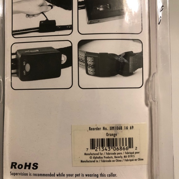 Zack & Zoey Fluorescent LED Dog Collar Orange - Picture 6 of 6